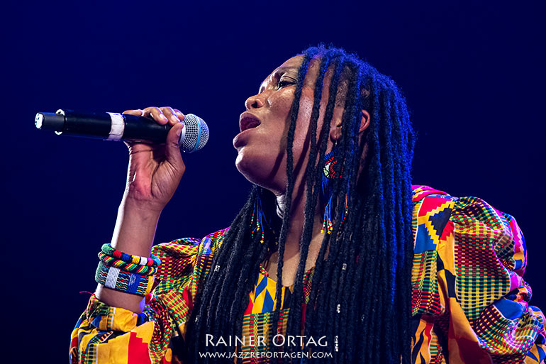 Nkulee Dube bei den Afrika Tagen Wien 2025