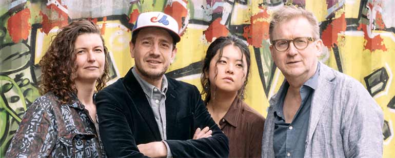 Suzan Veneman, Zack Lober, Sun-Mi Hong, Jasper Blom - Foto Govert Driessen