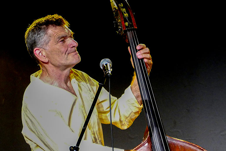 Branko Arnsek bei der JazzTimeBB in der Alten TÜV-Halle Böblingen