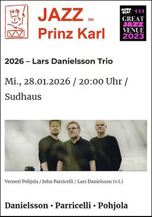 Lars Danielsson Trio im Sudhaus Tübingen