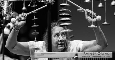 Marilyn Mazur mit dem Makiko Hirabayashi Trio bei der jazzahead! 2019 in Bremen