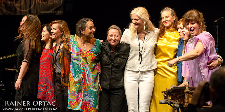 Marilyn Mazur's Shamania bei der jazzahead! 2017 in Bremen