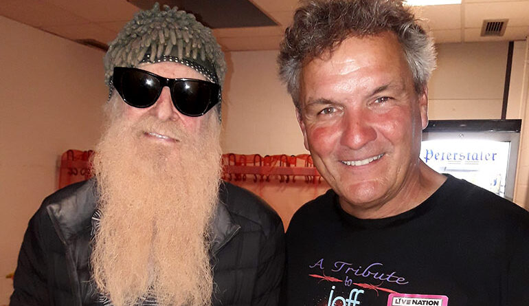 Steffen Clauss mit Billy Gibbons ZZTop