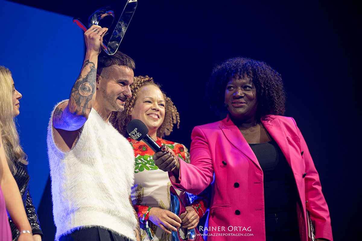 Verleihung Deutscher Jazzpreis an Robert Lucaciu und Christina Wheeler