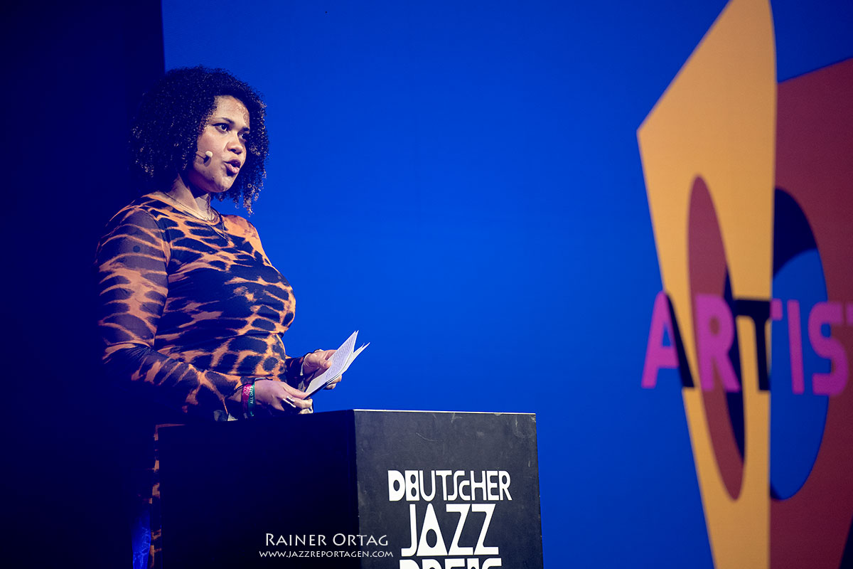 Laudatio f&uuml;r die K&uuml;nstler beim Deutschen Jazzpreis