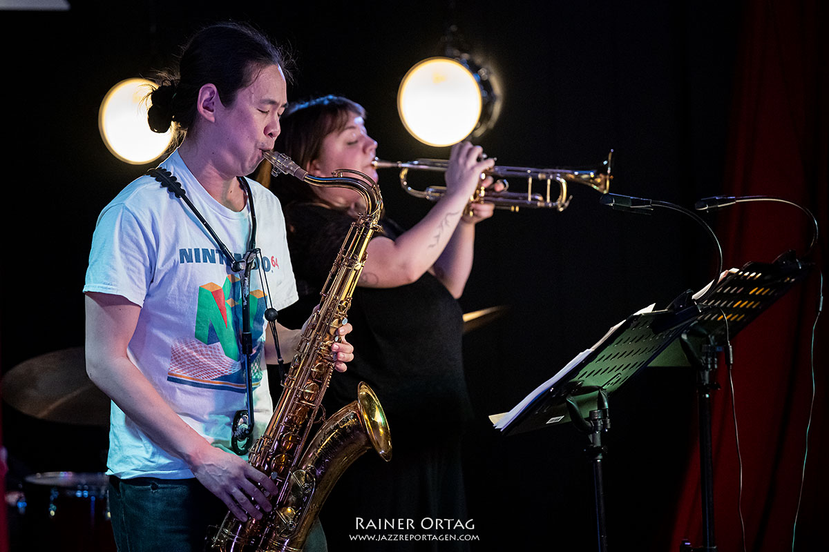 Jochen Rückert New Quartet: Kevin Sun und Alexandra Ridout mit dem Jochen Rückert New Quartet im Pappelgarten Reutlingen