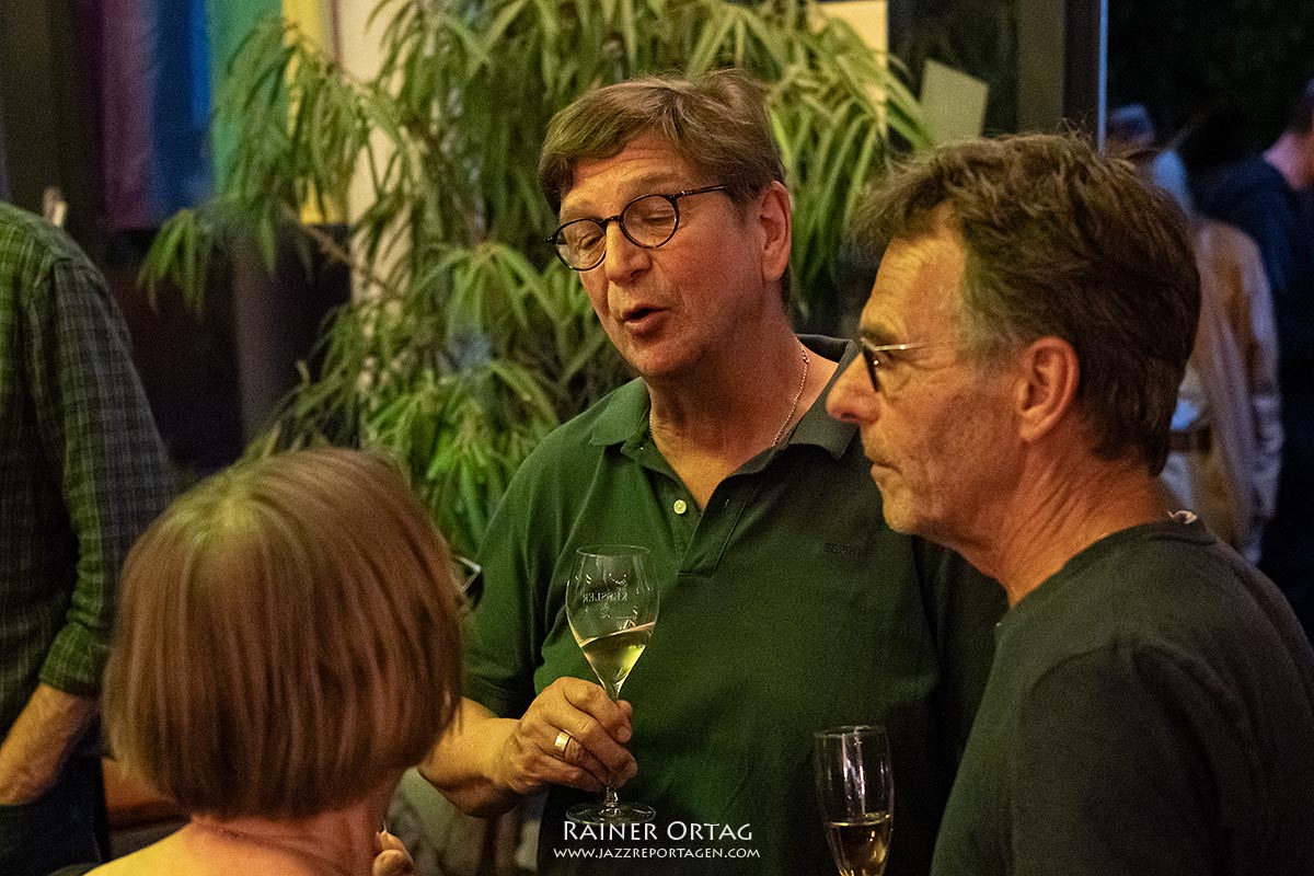 Christa W&ouml;rner, Luz Weber, Wolfgang Hinz-Rommel beim Fest