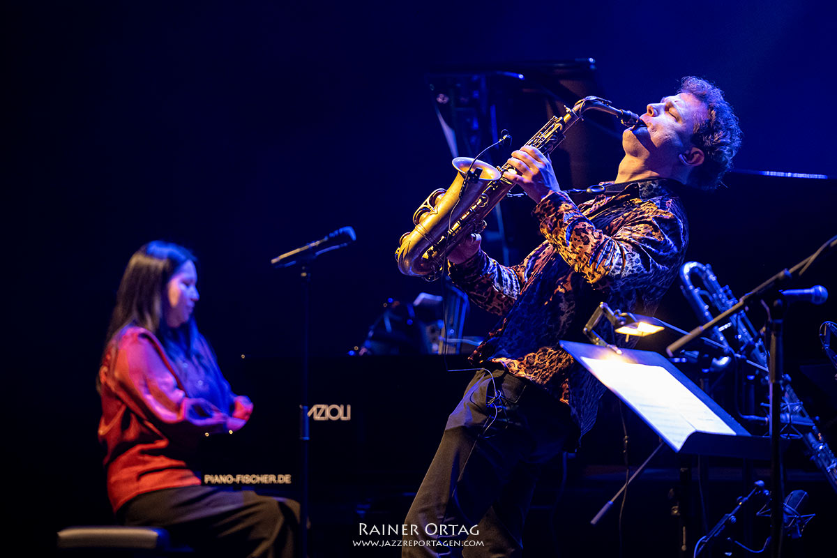 European Jazz Night: Shuteen Erdenebaatar am Klavier und Jakob Manz am Sax bei der European Jazz Night der Theaterhaus Jazztagen Stuttgart 2026