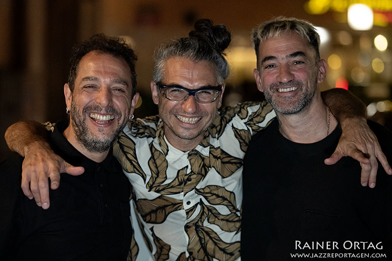 Trío Sin Tiempo backstage beim Jazzclub Bix Stuttgart 2026