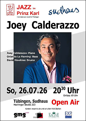 Joey Calderazzo Open Air im Sudhaus Tübingen 