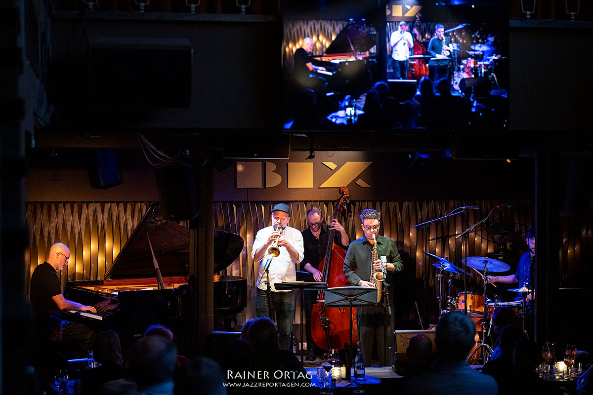 Das Benjamin Lackner Quintet auf der B&uuml;hne des Jazzclub Bix Stuttgart 2026