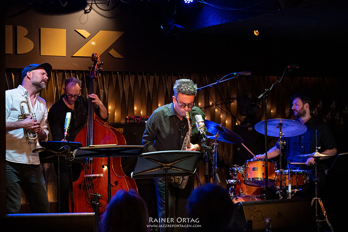 Maciej Obara am Sax mit dem Benjamin Lackner Quintet im Jazzclub Bix 2026