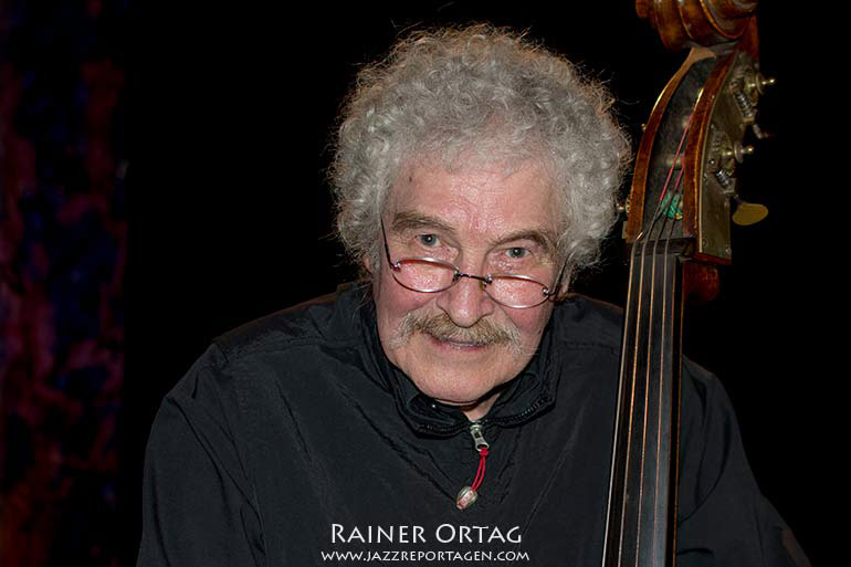 Günter Lenz Portrait nach dem Konzert im Sudhaus Tübingen 2016