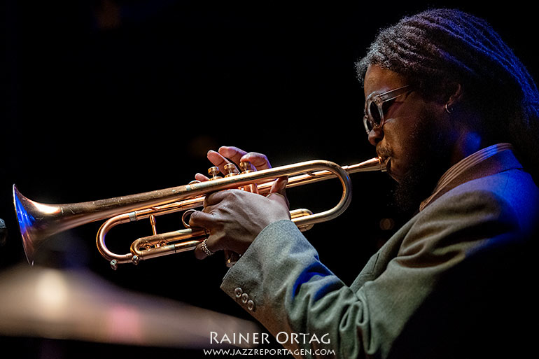 Trompeter Peter Somuah onstage im Jazzclub Bix Stuttgart 2026