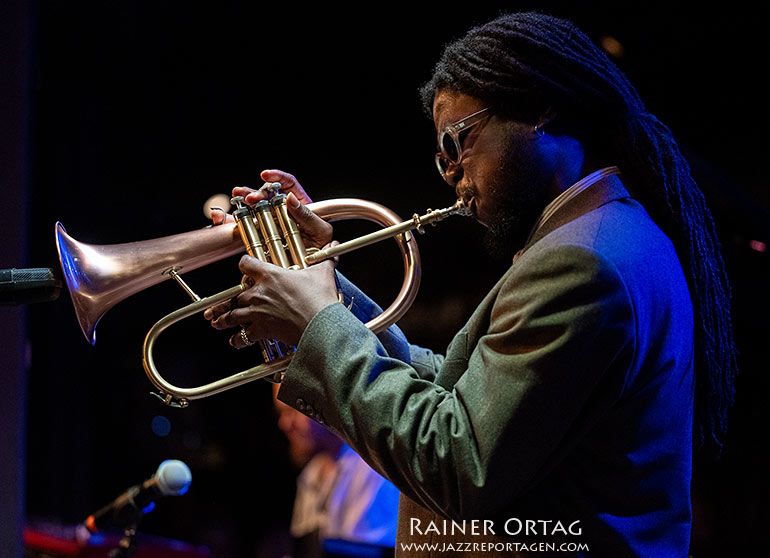 Peter Somuah mit Flügelhorn im Jazzclub Bix Stuttgart 2026