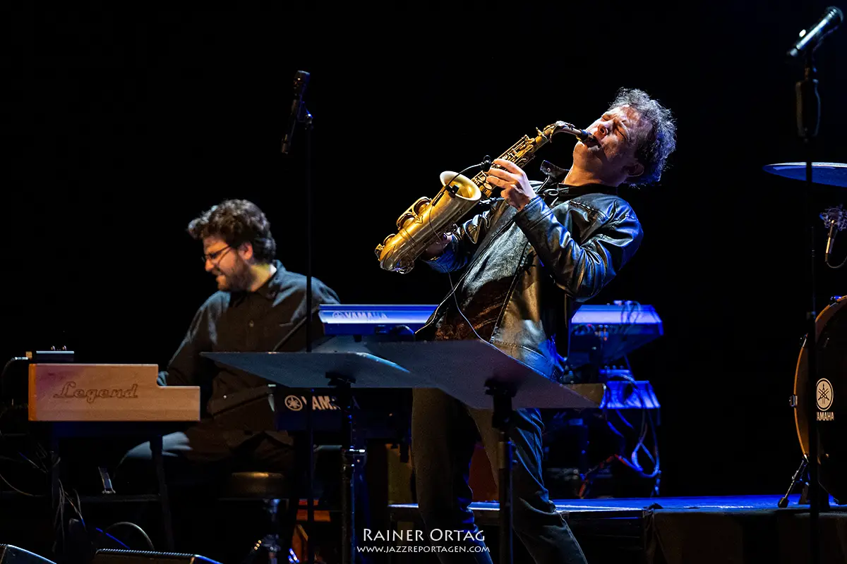 Wolfgang Haffner Groove All Stars Simon Oslender und Jakob Manz mit den Wolfgang Haffner Groove All Stars im Theaterhaus Stuttgart 2026