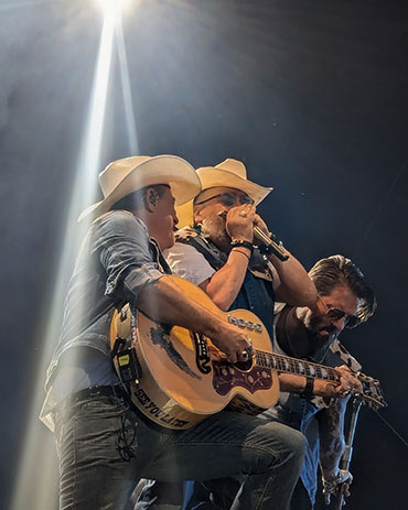The Boss Hoss mit Mundharmonika bei den KSK Music Open Ludwigsburg 2026