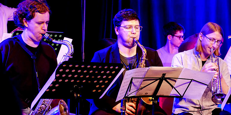 Samuel Restle Oktett Bläser im Pavillon bei den Jazztagen Sindelfingen 2026