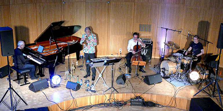 Markus Stockhausen Group auf der Bühne bei den Jazztagen Sindelfingen 2026
