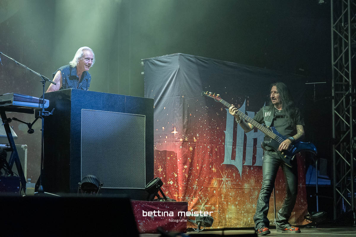 Uriah Heep beim Winterbacher Zeltspektakel 2026 Uriah Heep Phil Lanzon und Davey Rimmer beim Winterbach Zeltspektakel 2026