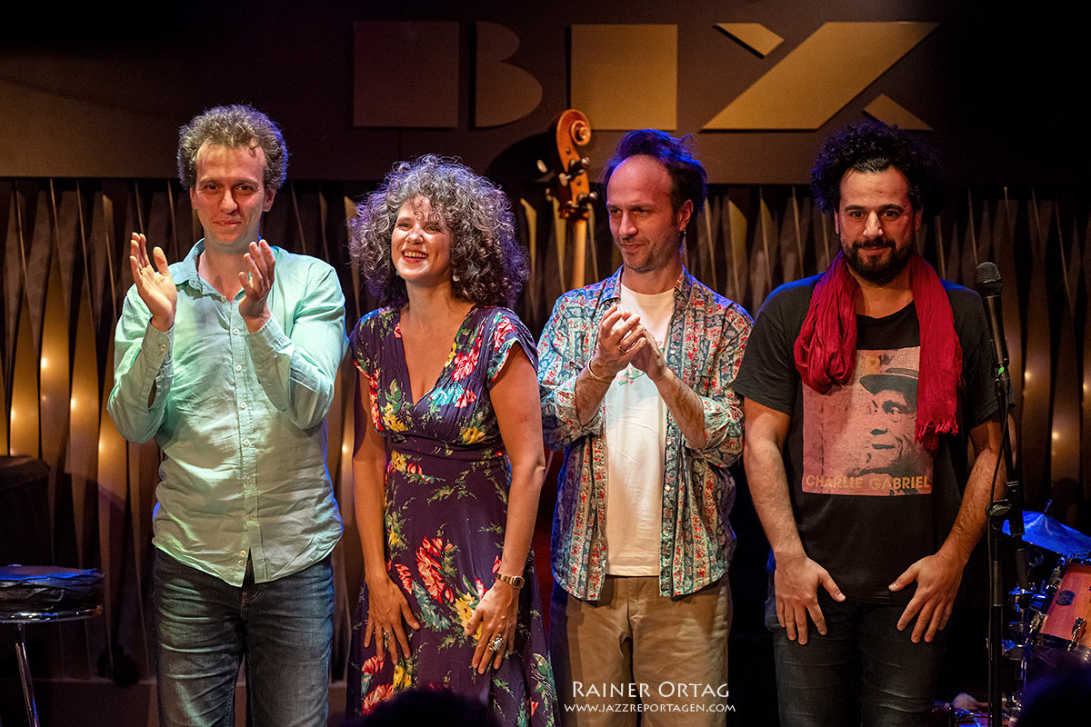 Cyrille Aimée im Jazzclub Bix Stuttgart 2026 Cyrille Aimée und die Band im Jazzclub Bix Stuttgart 2026