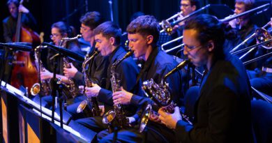 40 Jahre Jazzverband BW e.V., Jubiläumskonzert, Theaterhaus Stuttgart. JUGENDJAZZORCHESTER BW FEAT. CZICHOWSKY, HÜBNER, NEUHAUS, Dirigent Klaus Graf