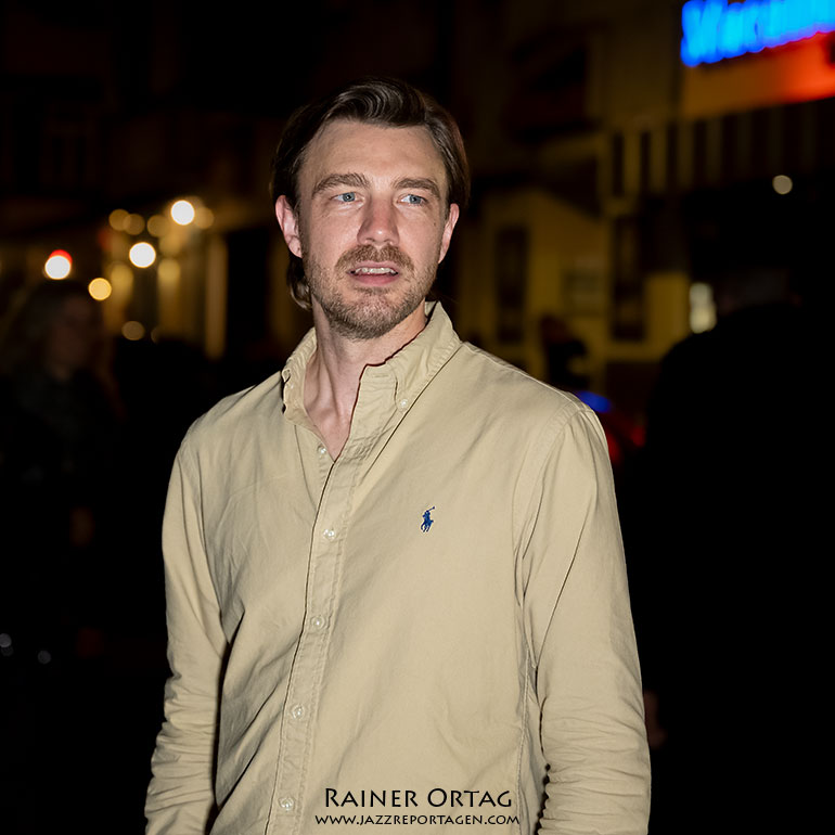 Mathias Ruppnig backstage im Jazzclub Bix Stuttgart 2026