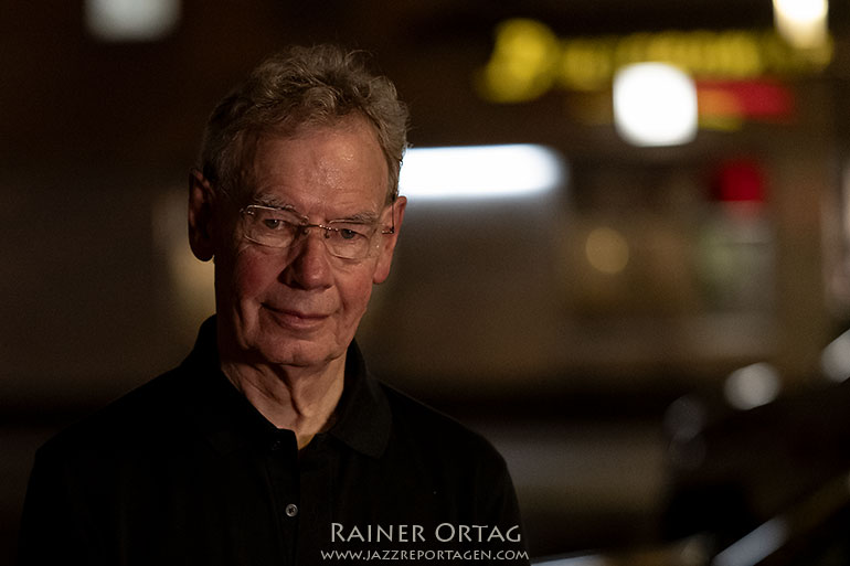 Portrait des Drummer Bill Bruford beim Jazzclub BIX Stuttgart 2026