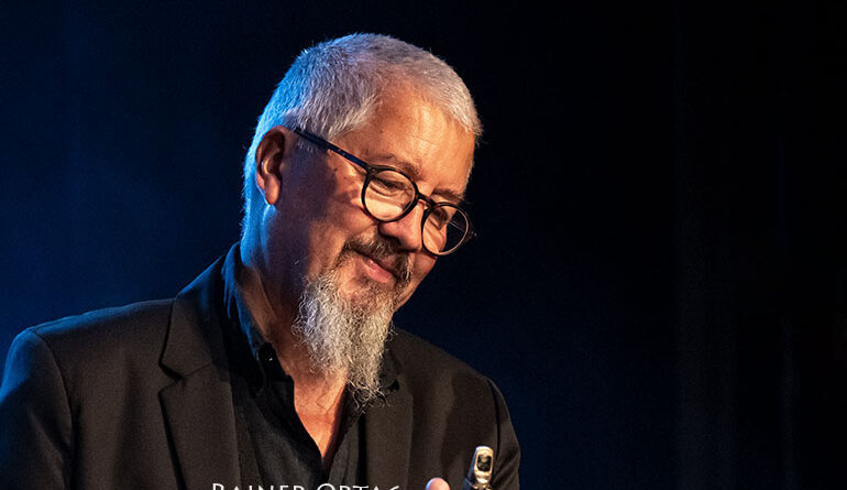 Andy Sheppard mit Marcotulli / Bica beim Jazzfestival Esslingen 2023 in der Dieselstrasse