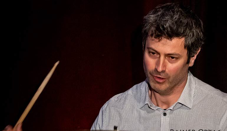 Axel Pape mit dem Sandi Kuhn Quartett beim Jazzclub Tübingen im Club Voltaire 2021