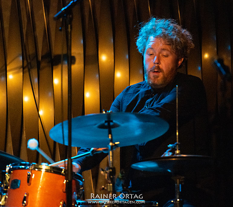 Christian Huber mit dem Peter Lehel Quartet im Jazzclub Bix Stuttgart 2020