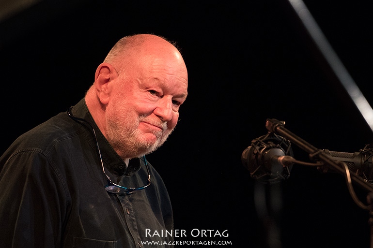 Daniel Humair mit dem Trio Kühn Humair Chevillon im Sudhaus Tübingen 2018