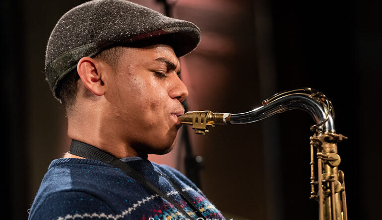 Emilio Modeste mit dem Wallace Roney Quintet im Liquid Tübingen 2019