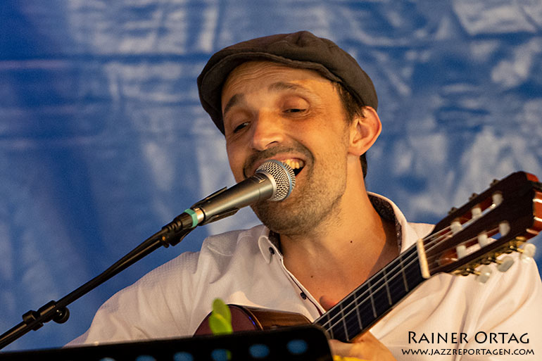 Fabiano Pereira mit dem Barbara Dennerlein Trio im Kulturzelt Sindelfingen 2021