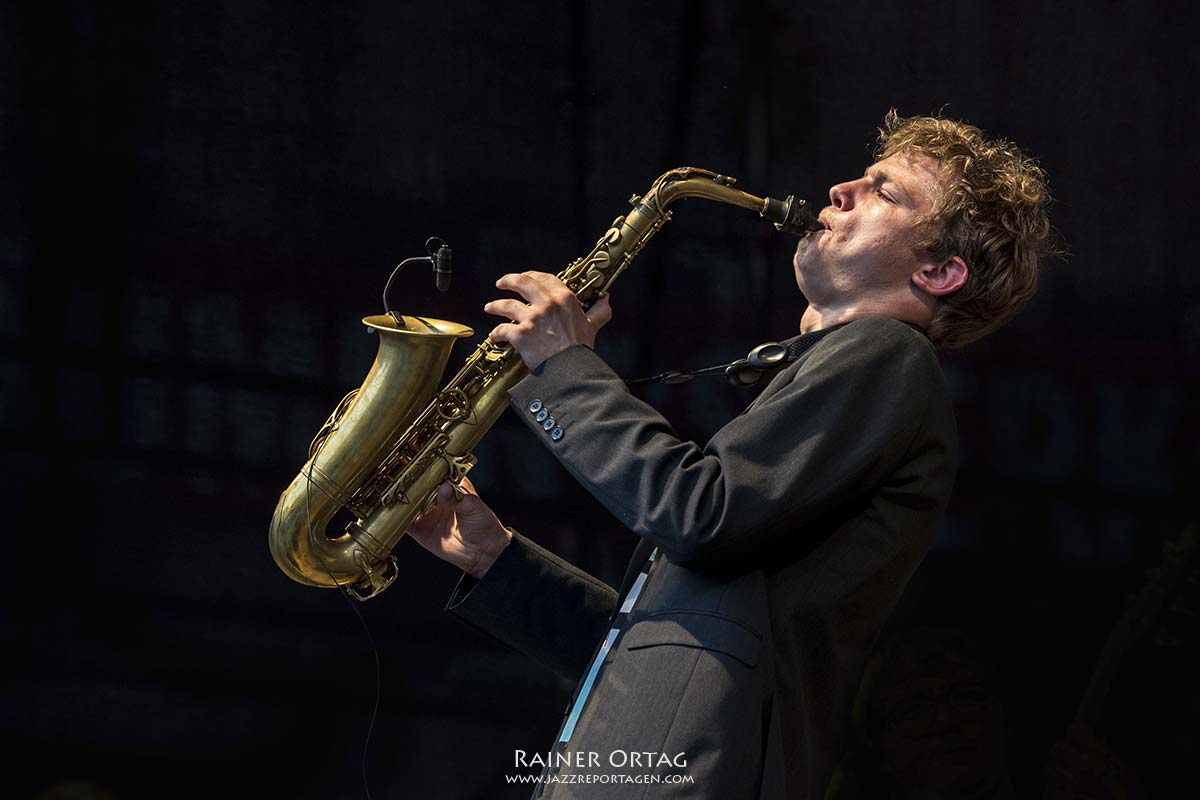 Jakob Manz am Marktplatz Rottenburg 2018