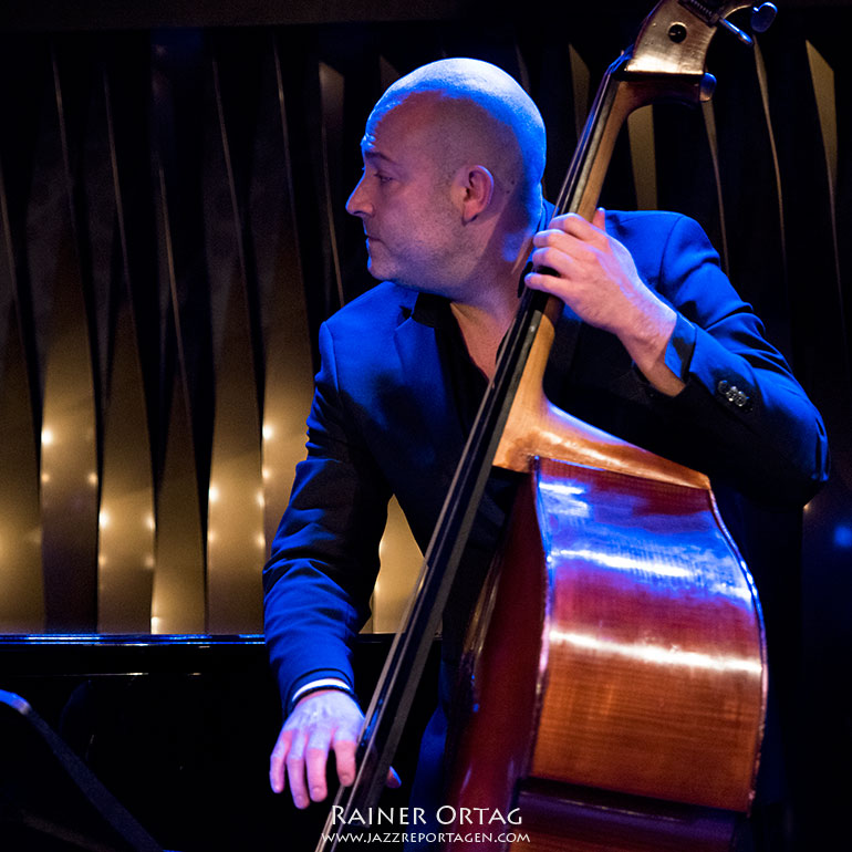Joel Locher mit André Weiß im Jazzclub Bix Stuttgart 2018