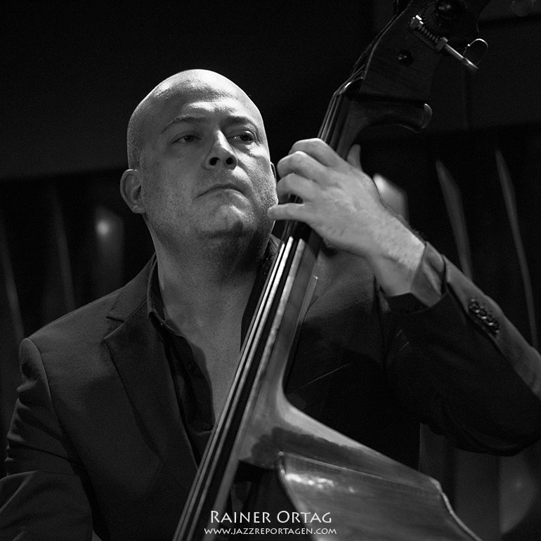 Joel Locher mit André Weiß im Jazzclub Bix Stuttgart 2018