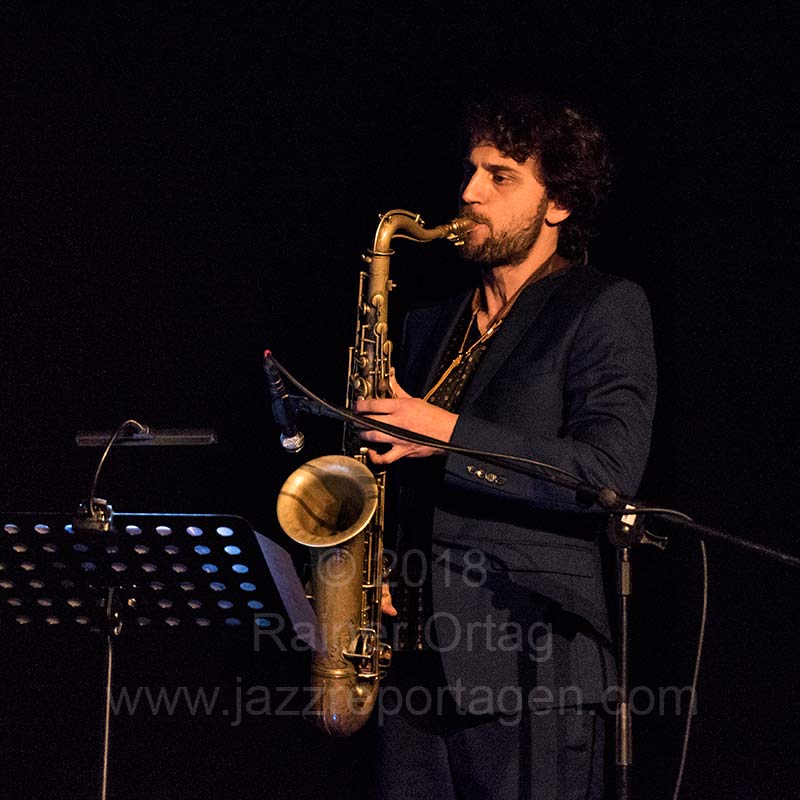 Johannes Schleiermacher beim SWR NEWJazz Meeting im Sudhaus Tübingen