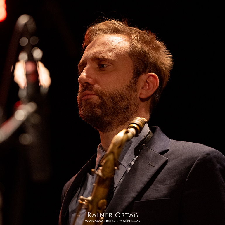 Jon Boutellier mit dem Dameronias Legacy Allstar Octet beim Jazzfestival Esslingen 2021