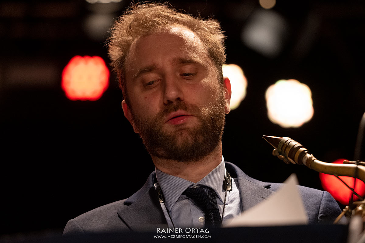 Jon Boutellier mit dem Dameronias Legacy Allstar Octet beim Jazzfestival Esslingen 2021