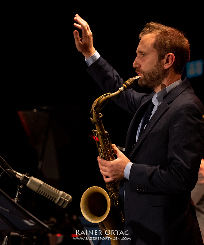 Jon Boutellier mit dem Dameronias Legacy Allstar Octet beim Jazzfestival Esslingen 2021