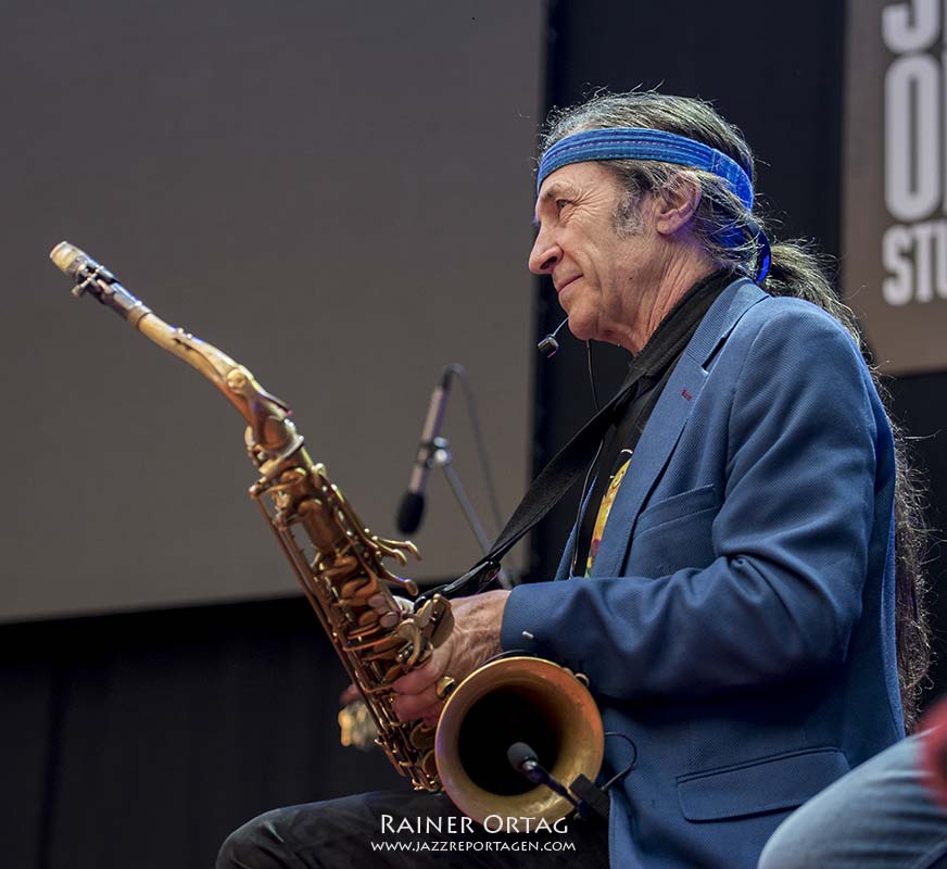 Jorge Pardo mit Chick Corea bei der jazzopen Stuttgart 2019