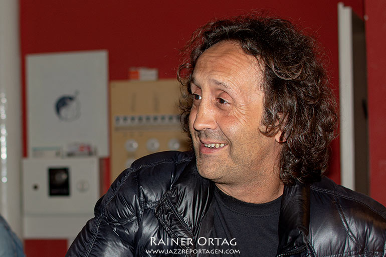 Luciano Biondini mit Rita Marcotulli in der World of Basses Reutlingen 2015