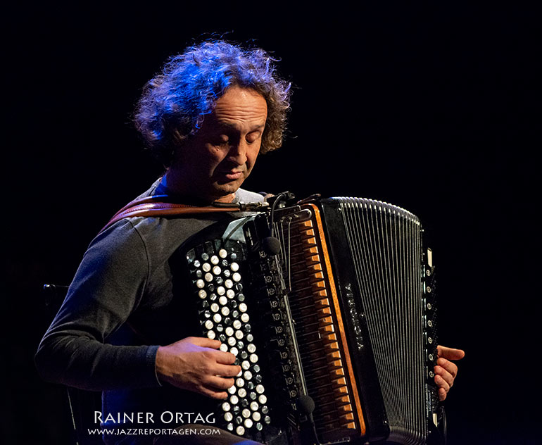 Luciano Biondini mit Rita Marcotulli in Sudhaus Tübingen 2017