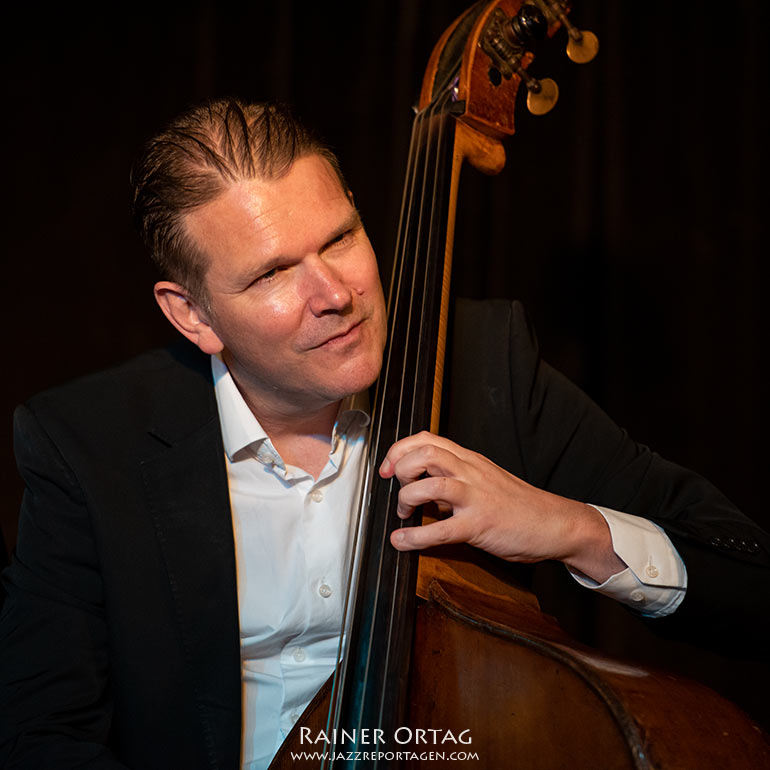 Martin Zenker mit dem Champian Fulton Trio im Pappelgarten Reutlingen 2018