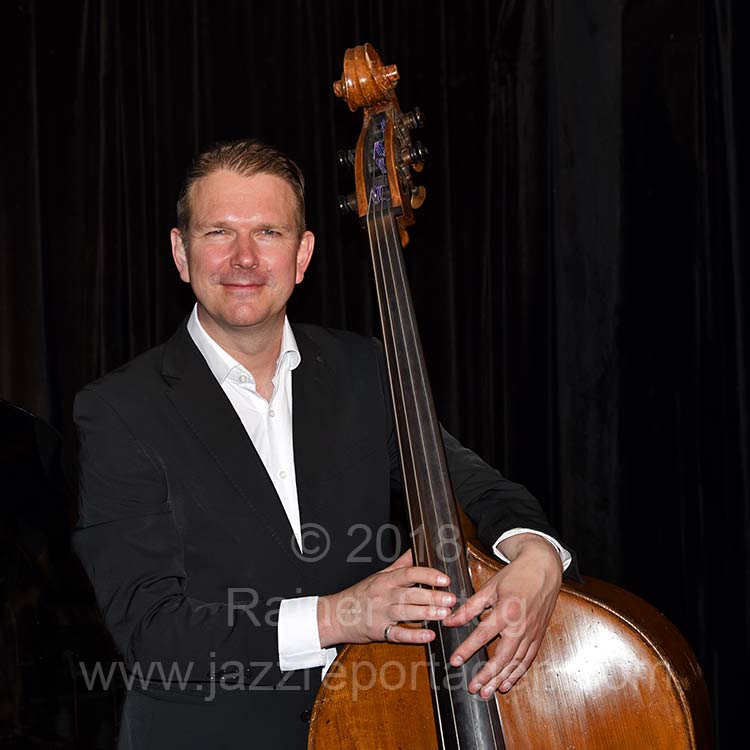 Martin Zenker mit dem Champian Fulton Trio im Pappelgarten Reutlingen 2018