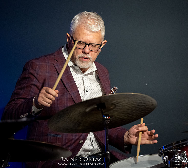 Matt Wilson mit dem Martin Wind Gravity Trio im Jazzkeller Esslingen 2023