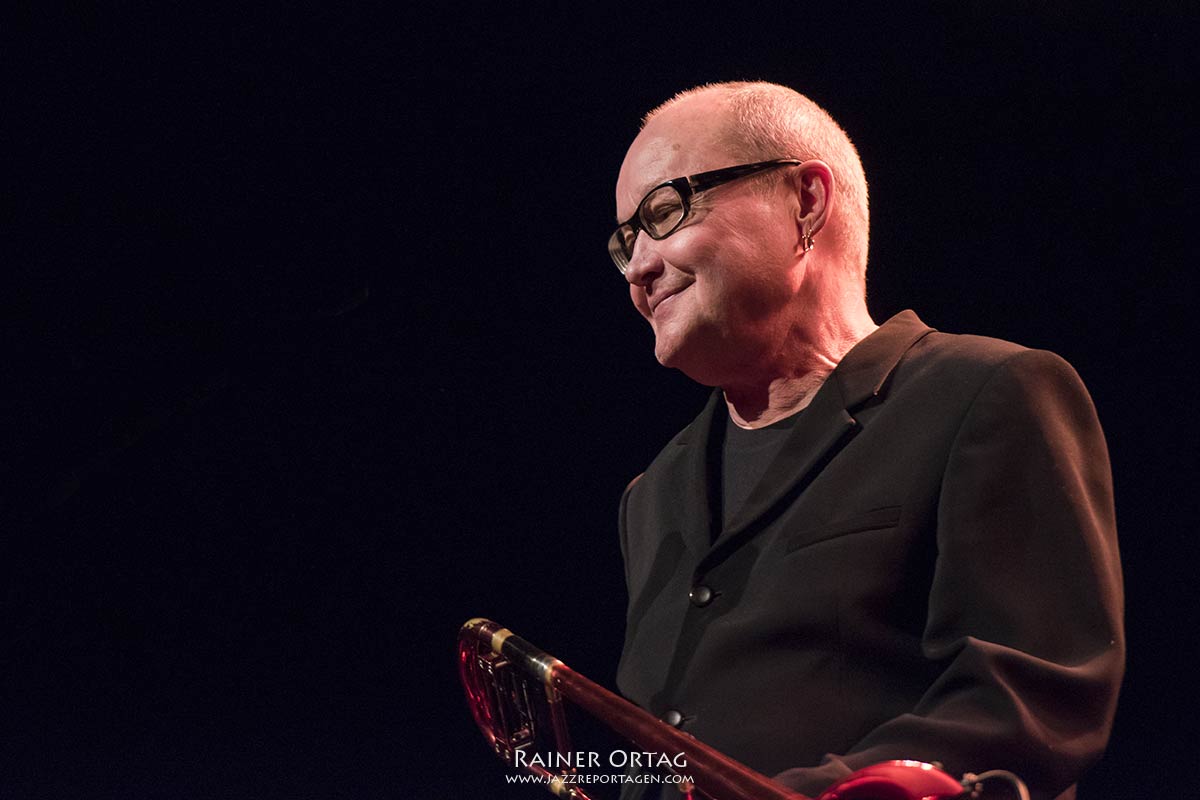 Nils Landgren mit 4 Wheel Drive bei den Theaterhaus Jazztagen Stuttgart 2019