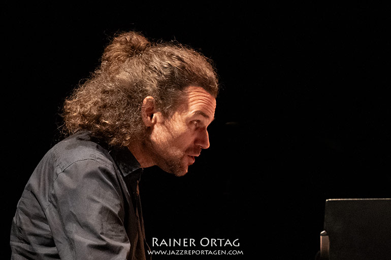 Rainer Böhm mit Johannes Enders bei den Stuttgarter Jazztagen im Theaterhaus 2023