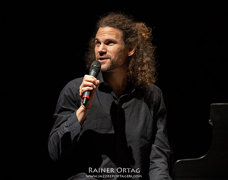 Rainer Böhm mit Johannes Enders bei den Stuttgarter Jazztagen im Theaterhaus 2023